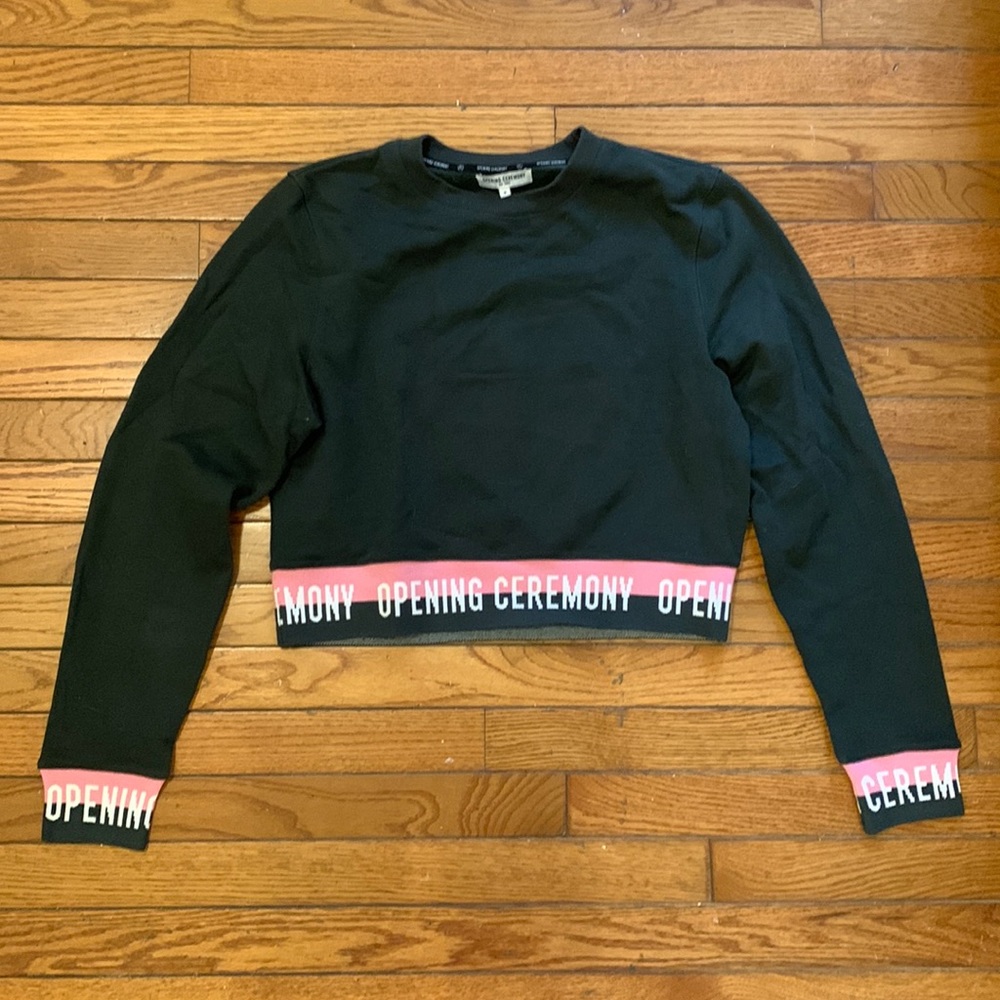 Opening Ceremony Cropped Sweatshirt